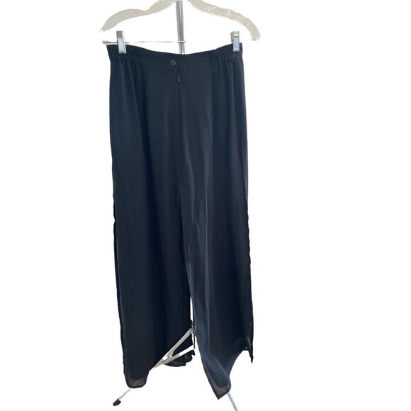 Moda Petite Black Wide-Leg Pants - Picture 2 of 11